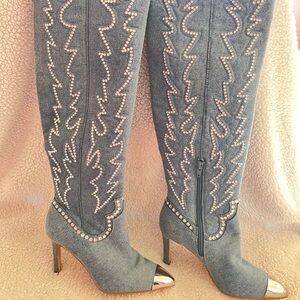 Gianni bini denim boots